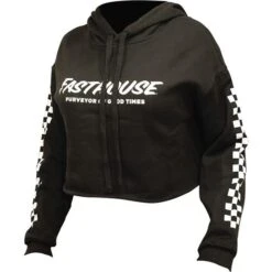 Fasthouse Logo Crop Women's Pullover Hoody